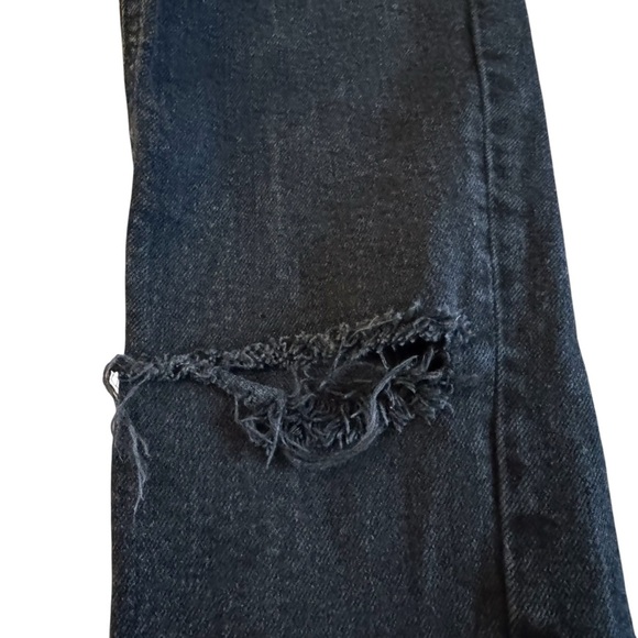 Free People We the Free Women's Black Jeans skinny high rise size 26 #801 - Picture 3 of 14